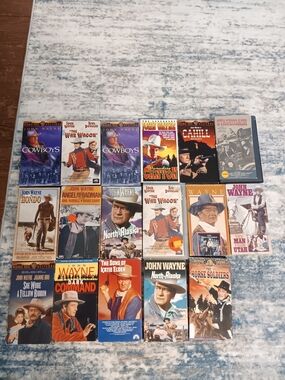 Classic Western VHS Collection - Assorted Covers